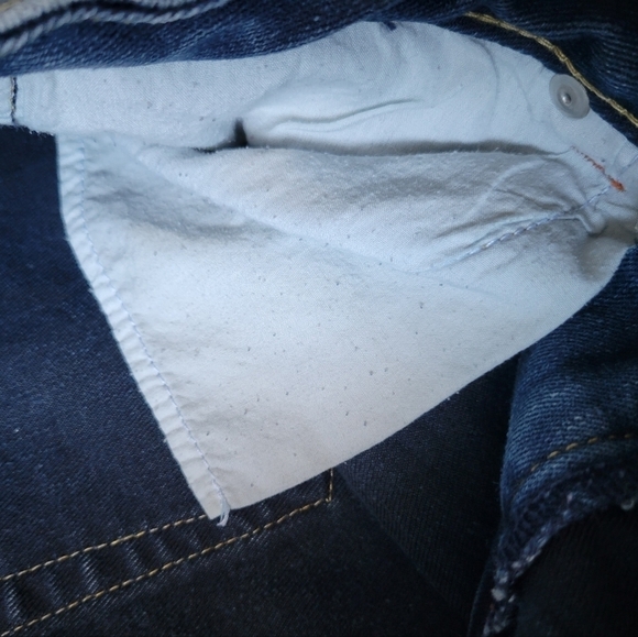 Bisou Bisou Bohemian Rhapsody Y2K Low-rise Flare Jeans Size 2 in Blue - Picture 8 of 13